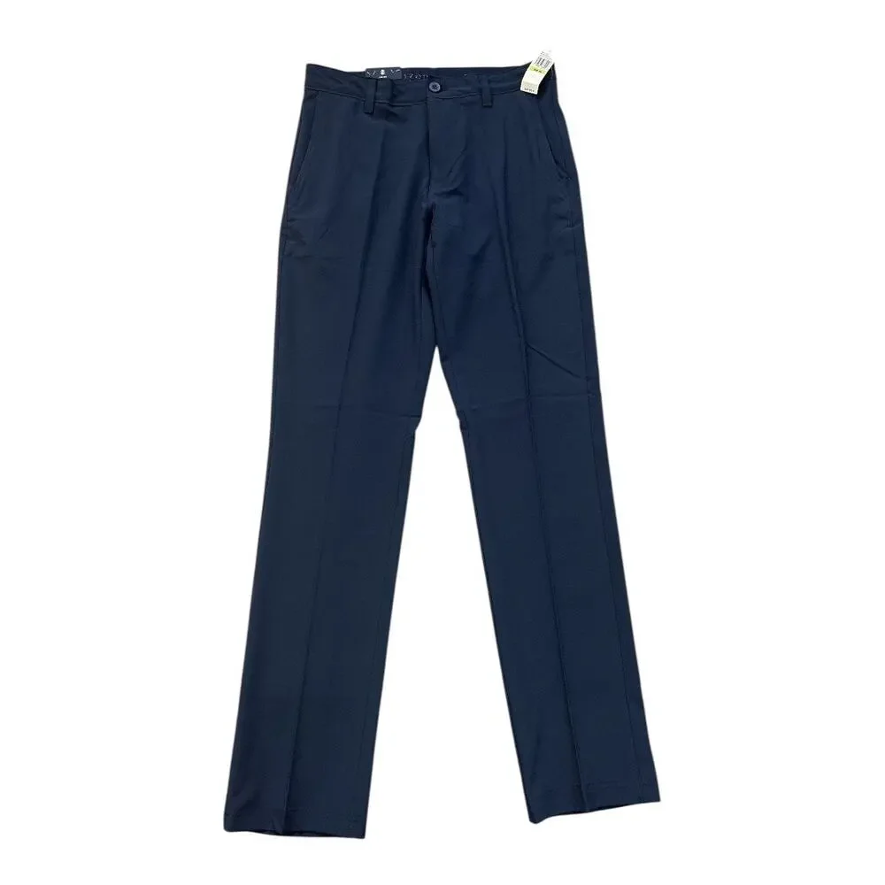 IZOD Men's Golf Swingflex Slim Fit Pant Peacoat Navy Blue Size 30W x 34L Stretch